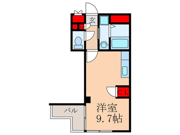 ｺﾝﾌｫｰﾄ岸部の物件間取画像